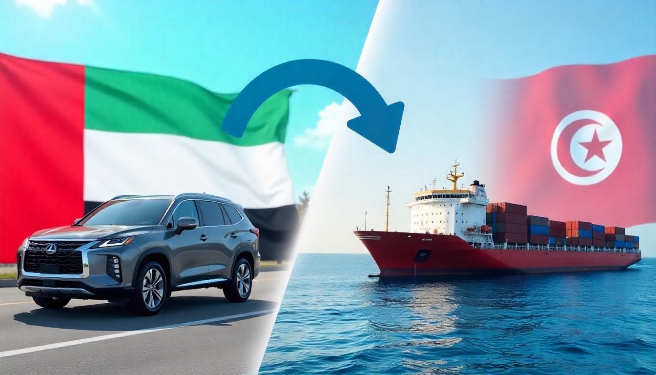 Car Export from UAE to Tunisia